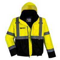 Hi-Vis Two Tone Bomber Jacket in Tall