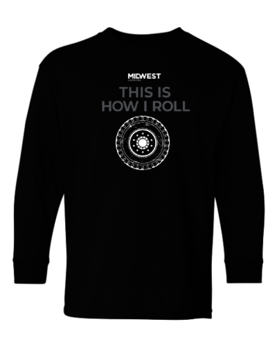 Gildan - Heavy Cotton Youth Long Sleeve T-Shirt (This is How I Roll Logo)