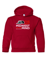 Gildan - Heavy Blend Youth Hooded Sweatshirt (Midwest on My Mind Logo)