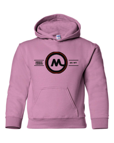 Gildan - Heavy Blend Youth Hooded Sweatshirt (M with Name Logo)
