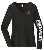 District Women's Very Important Tee Long Sleeve V-Neck