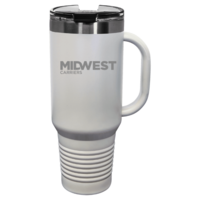 Polar 40 oz. Travel Mug with Handle, Straw Included